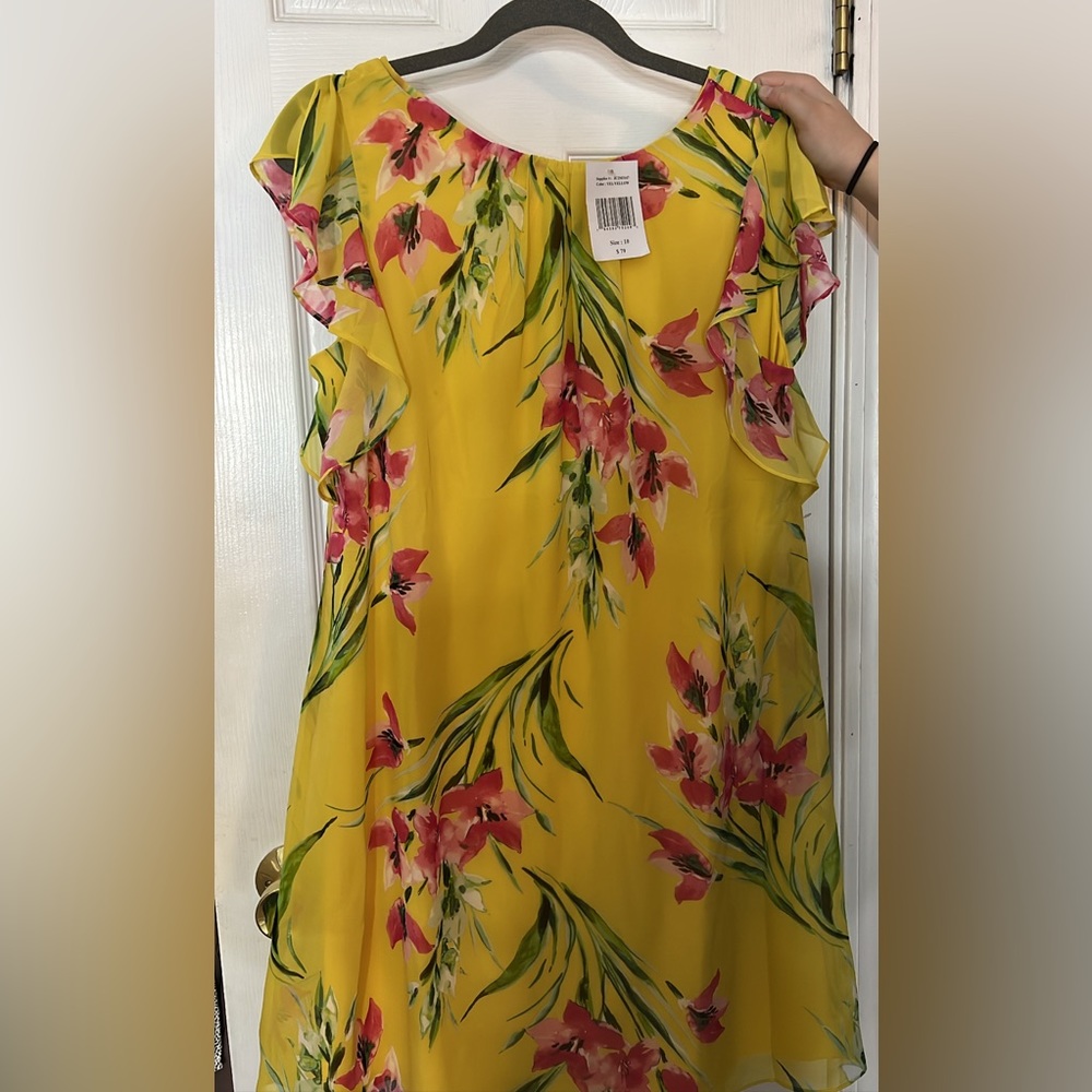 Yellow summer dress